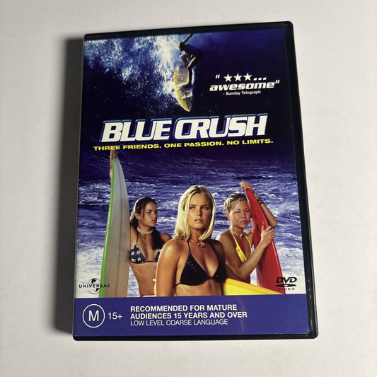 Blue Crush (DVD, 2002) Kate Bosworth, Michelle Rodriguez Region 4 &2