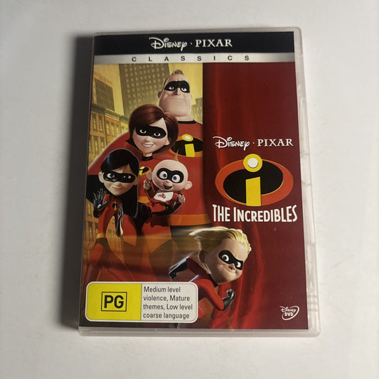 The Incredibles (DVD, 2004) Samuel L. Jackson, Pixar Collection Region 4