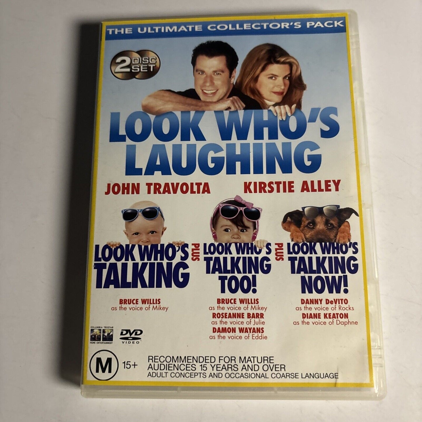 Look Who's Talking 1 2 3 (DVD, 2010) John Travolta, Kirstie Alley Region 4