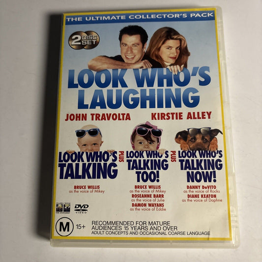 Look Who's Talking 1 2 3 (DVD, 2010) John Travolta, Kirstie Alley Region 4