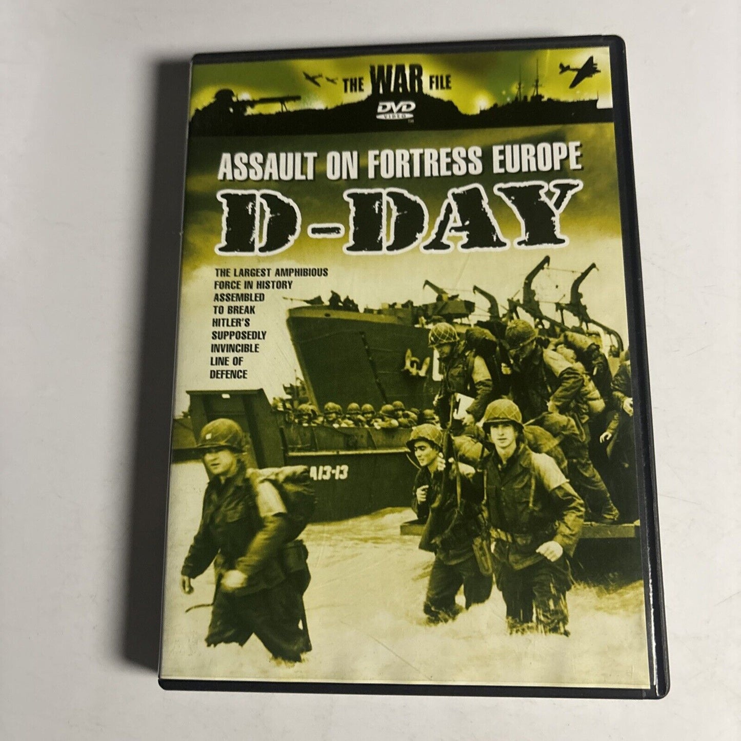 The War File - D-Day-Assault on Fortress Europe (DVD, 1990) All Regions
