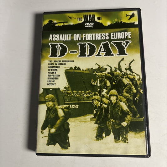 The War File - D-Day-Assault on Fortress Europe (DVD, 1990) All Regions