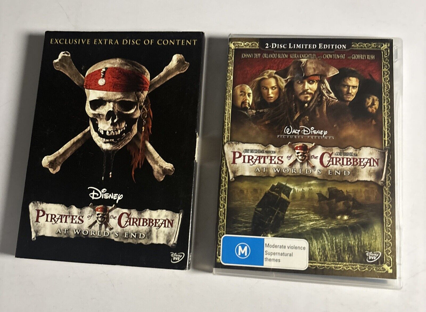 Pirates Of The Caribbean: At World's End (DVD, 2007) Johnny Depp Region 4