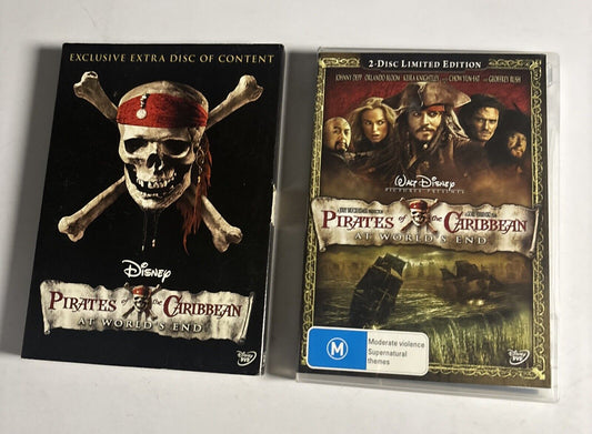 Pirates Of The Caribbean: At World's End (DVD, 2007) Johnny Depp Region 4