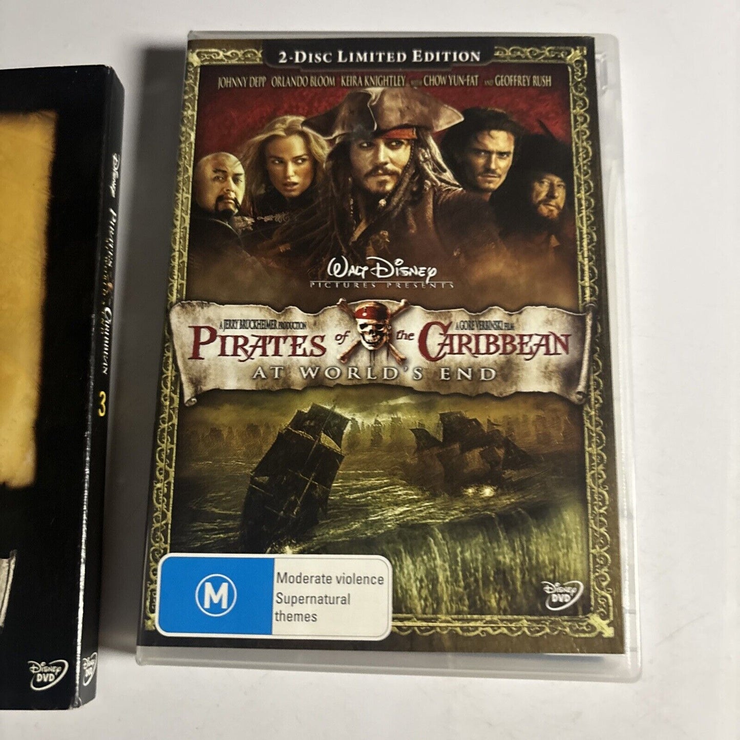 Pirates Of The Caribbean: At World's End (DVD, 2007) Johnny Depp Region 4