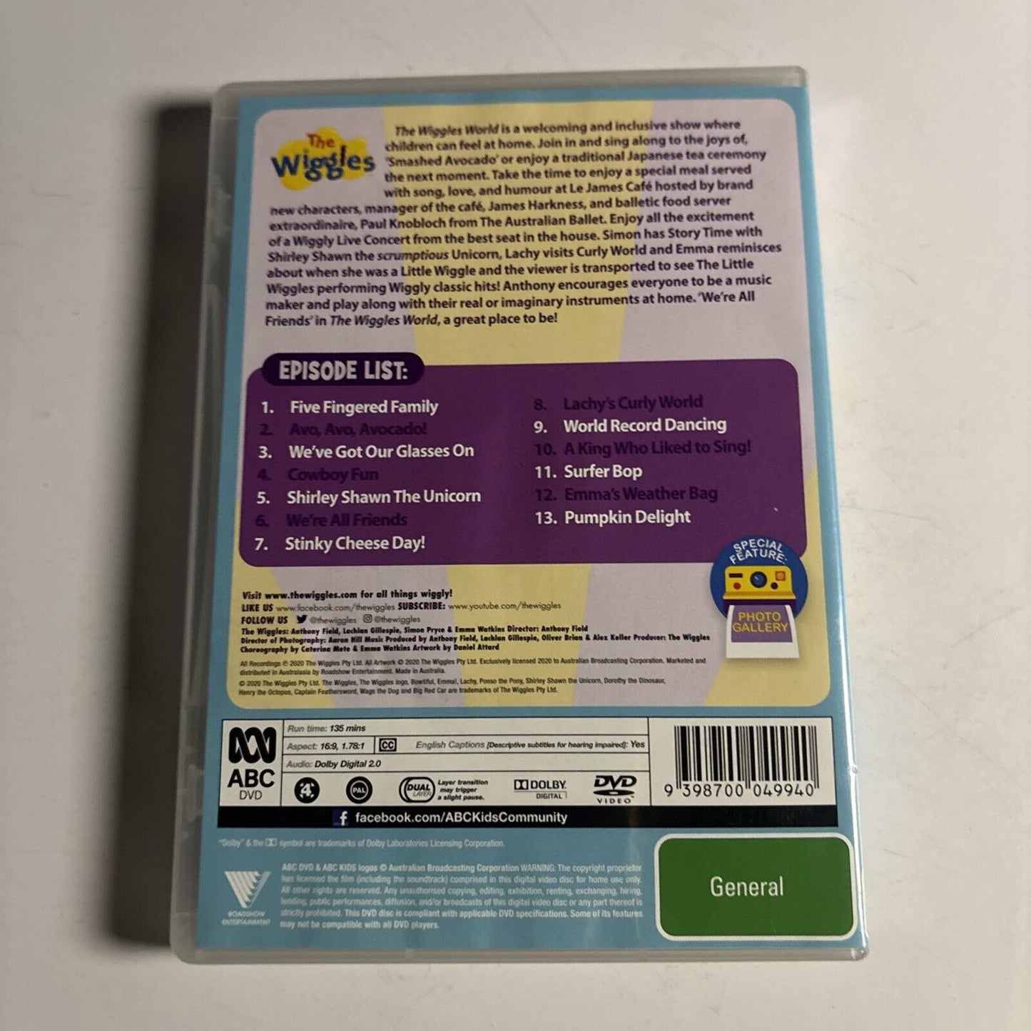 The Wiggles - Wiggles World (DVD, 2020) Region 4