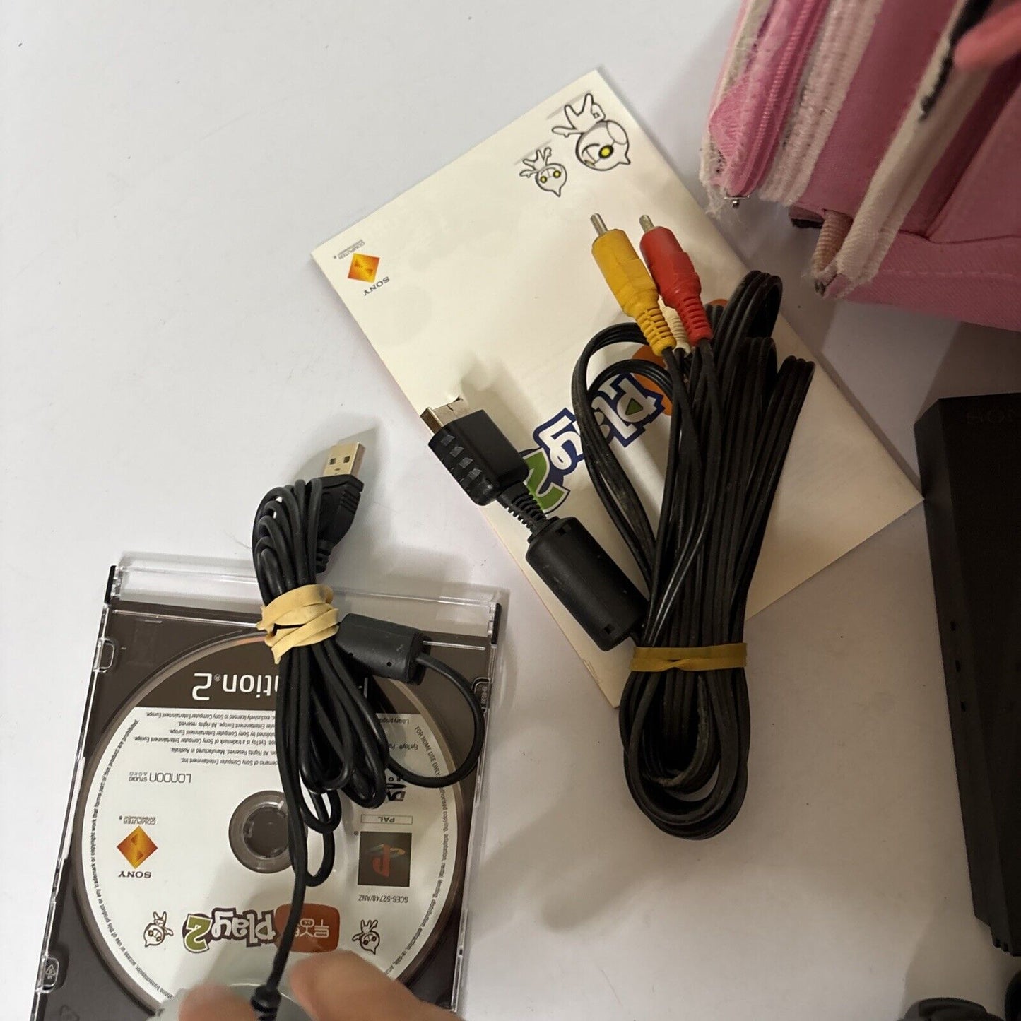 Sony Playstation 2 Slim Console Eyetoy USB Game Controller & Case PAL SCPH-75002