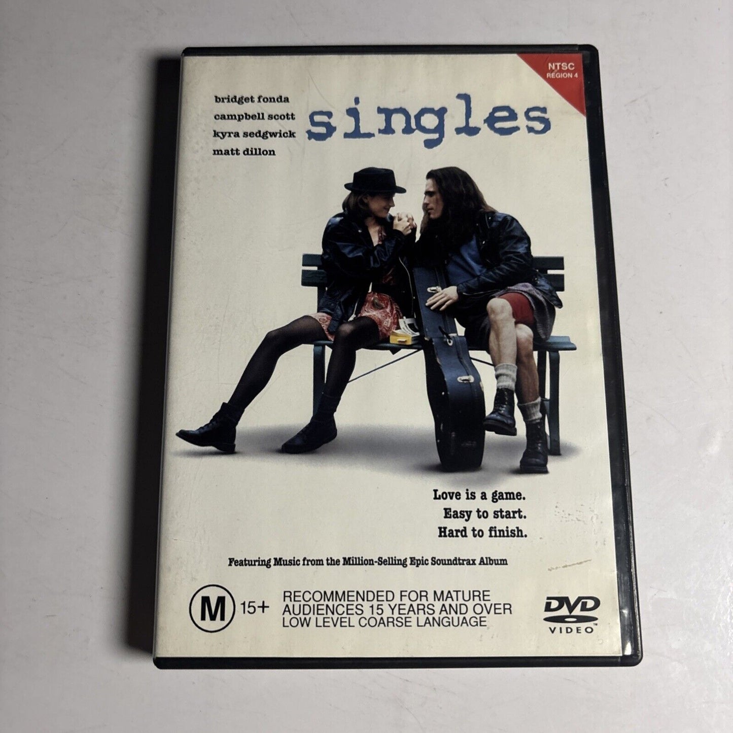 Singles (DVD, 1992) Bridget Fonda, Matt Dillon Region 4