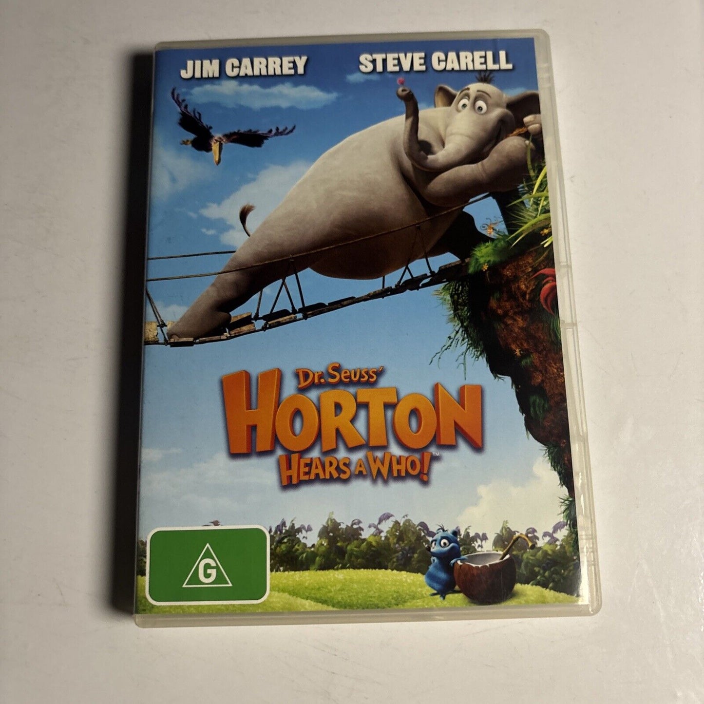 Dr Suess Horton Hears a Who! (DVD, 2008) Jim Carrey, Steve Carell Region 4