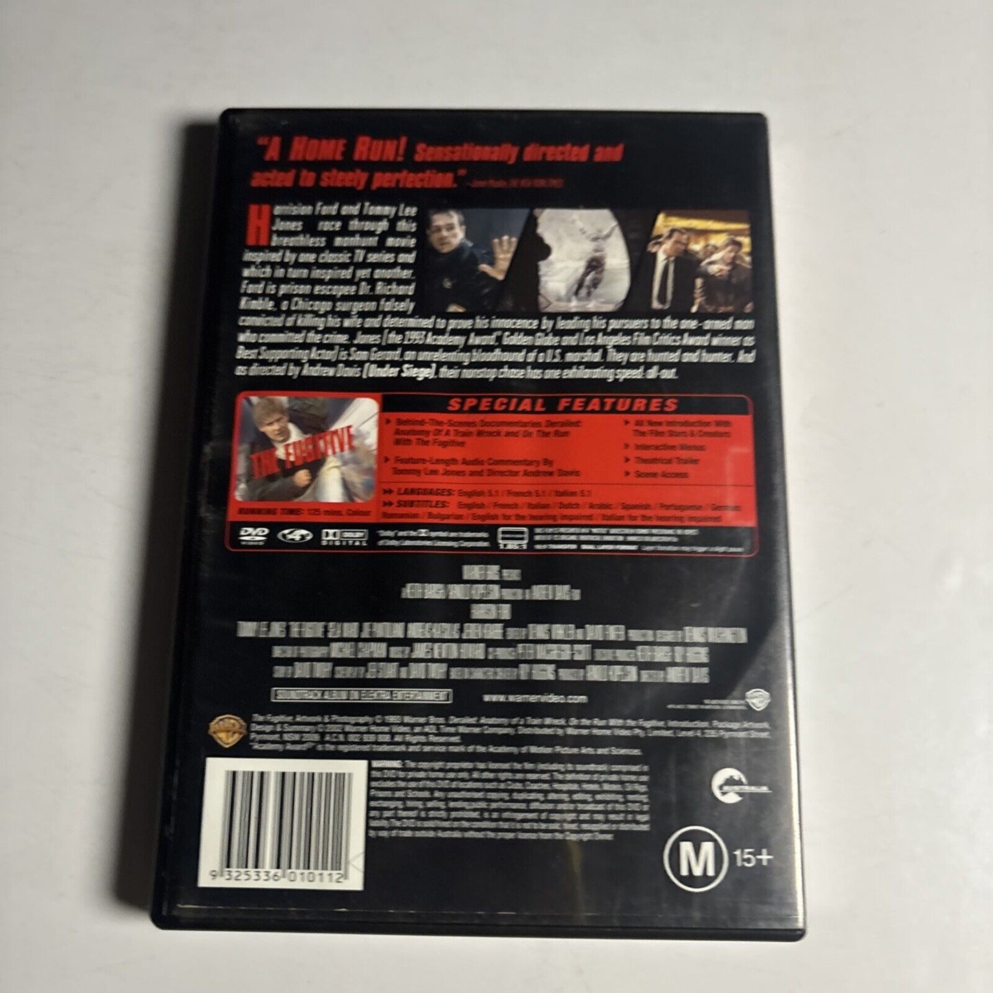 The Fugitive - Special Edition (DVD, 1993) Harrison Ford Region 4
