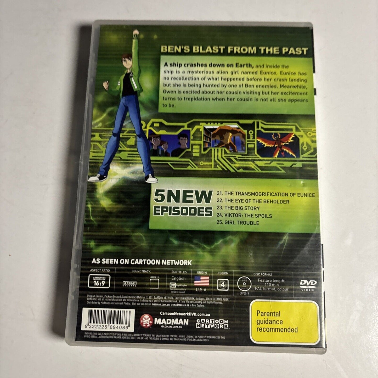 Ben 10 Ultimate Alien - Return Of Heatblast Volume 4 (DVD, 2011) Region 4