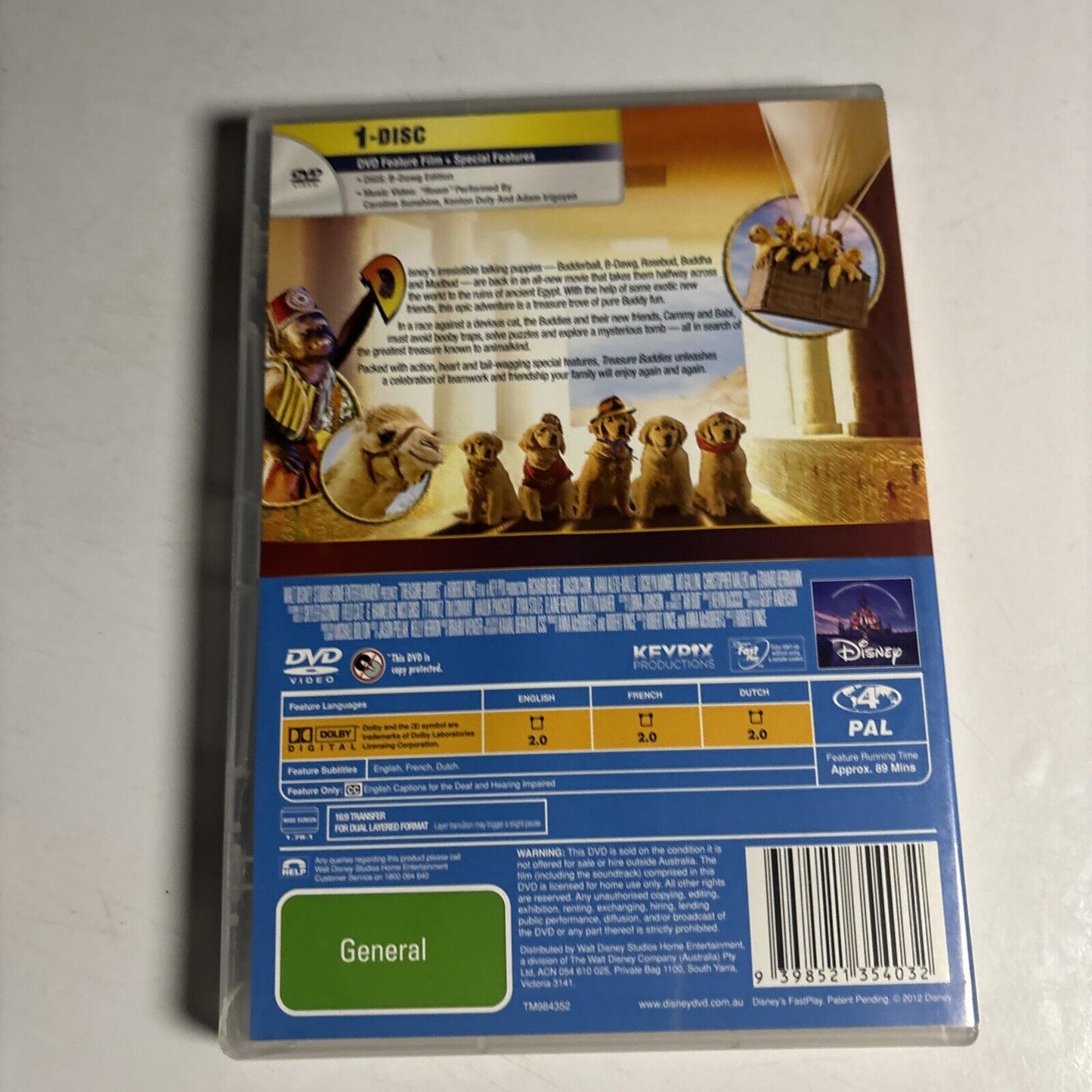 Treasure Buddies (DVD, 2012) Disney NEW Region 4