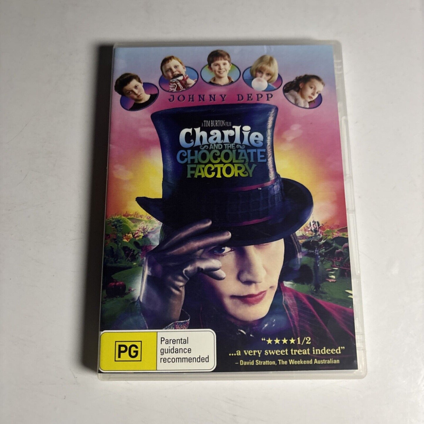 Charlie and the Chocolate Factory (DVD, 2005) Johnny Depp  Region 4
