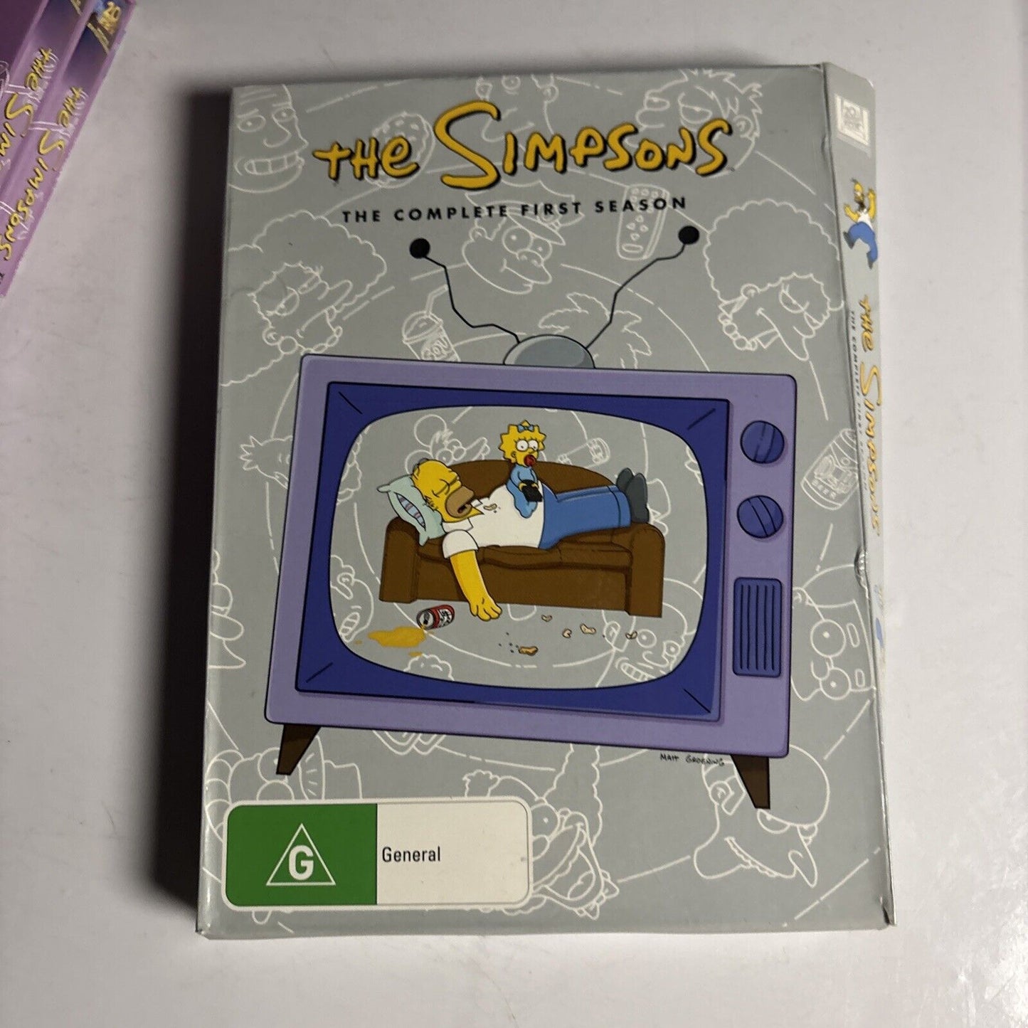 The Simpsons : Season 1 & 3 (DVD, 1989, 7-Disc) Region 4
