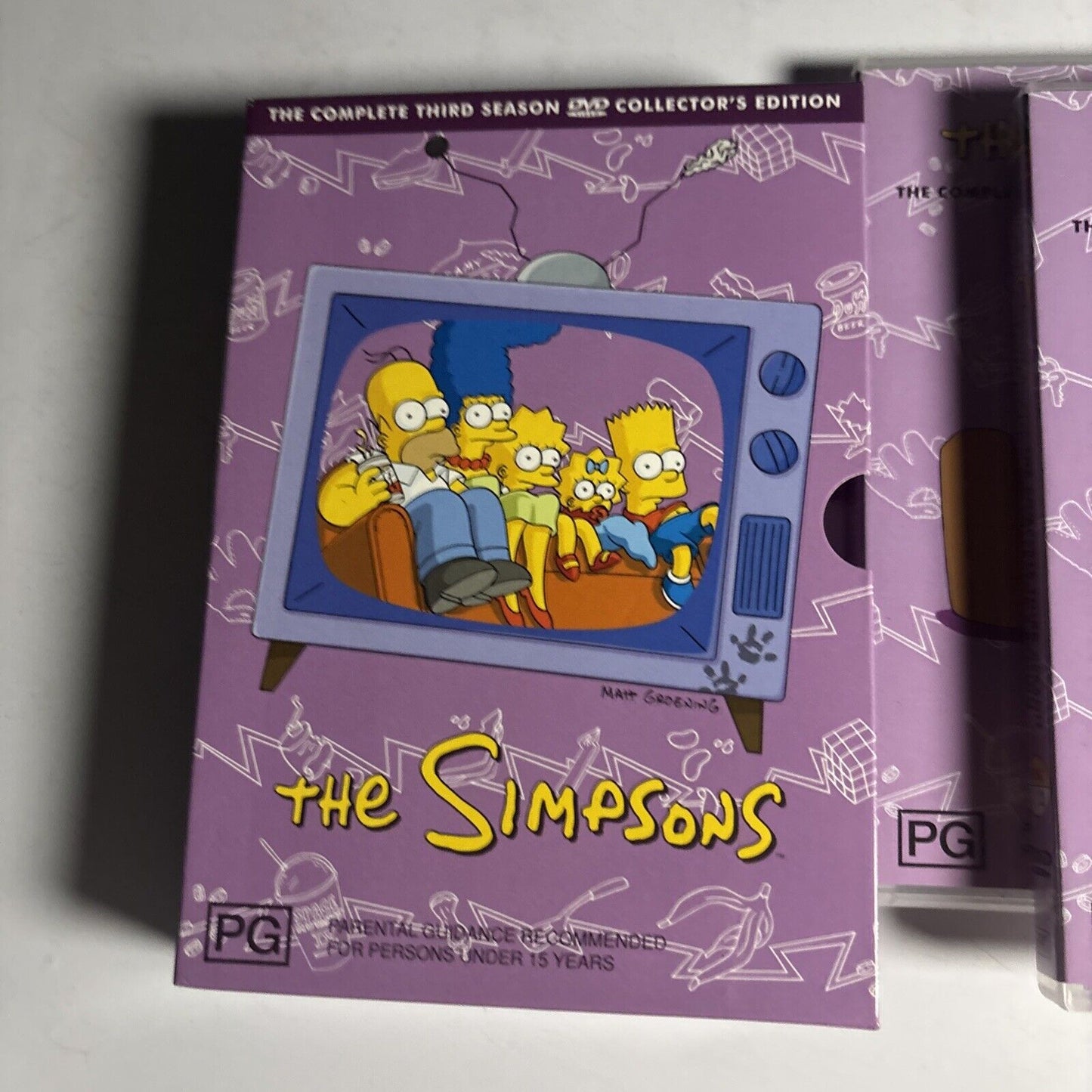 The Simpsons : Season 1 & 3 (DVD, 1989, 7-Disc) Region 4