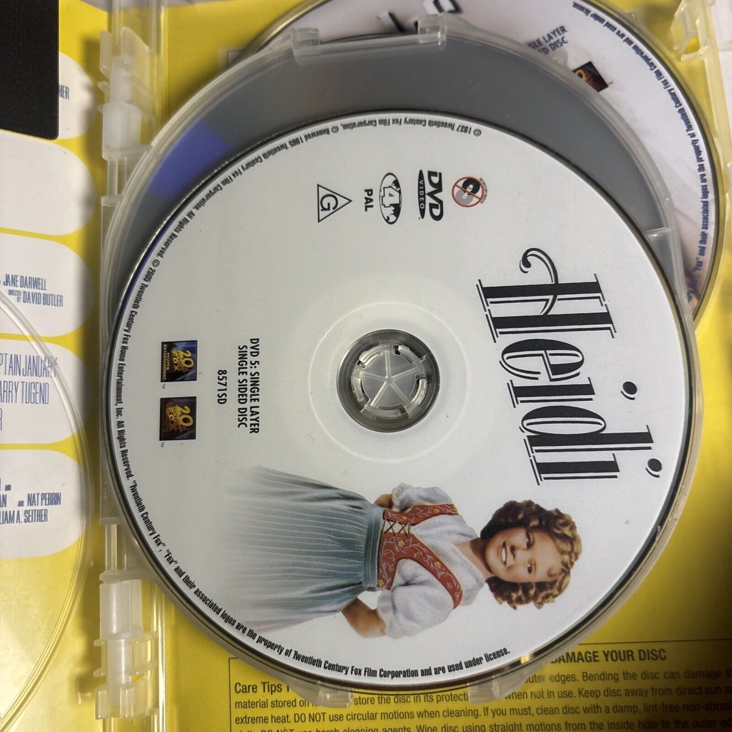Shirley Temple: Heidi, Baby Take A Bow, Bright Eye, Captain January, Dimples DVD