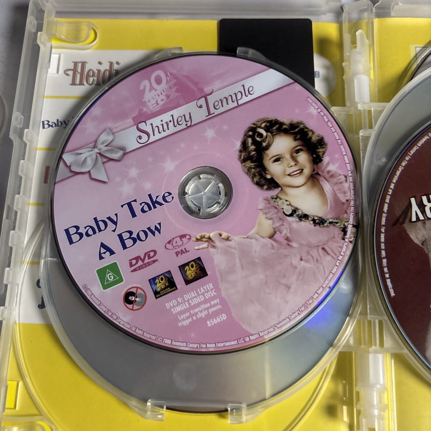 Shirley Temple: Heidi, Baby Take A Bow, Bright Eye, Captain January, Dimples DVD