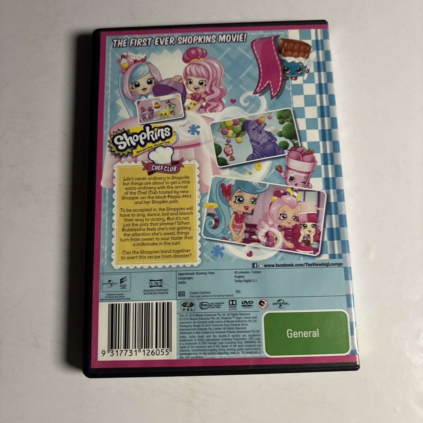 Shopkins - Chef Club (DVD, 2016) Region 4 &2