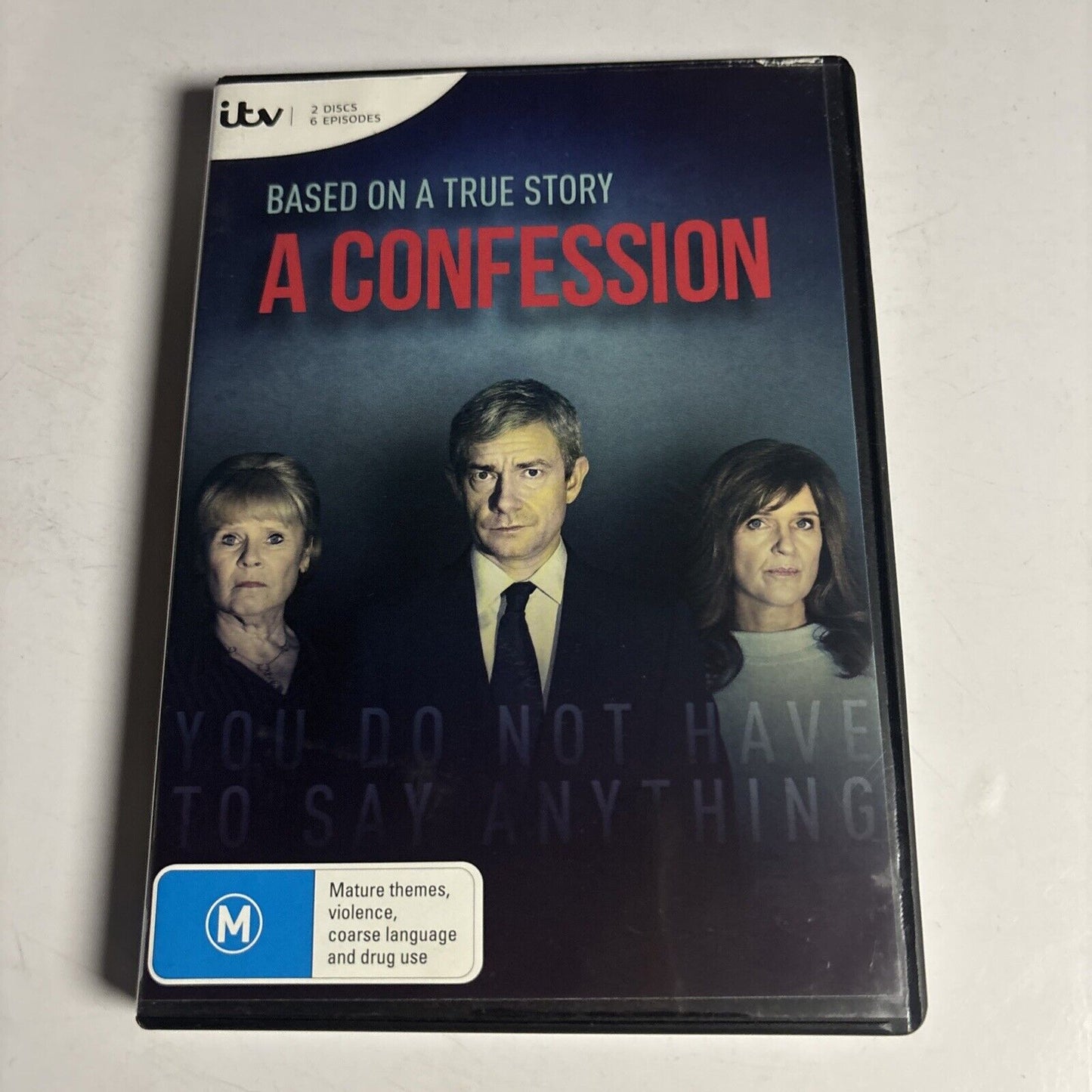 A Confession (DVD, 2019, 2-Disc) Martin Freeman, Kate Ashfield Region 4