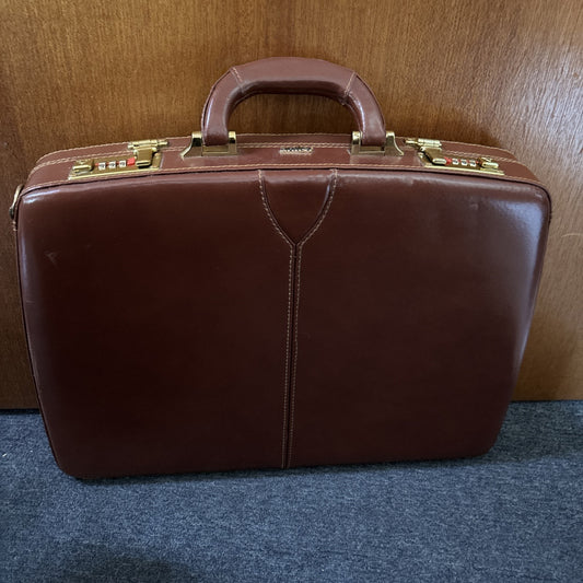 Antler Pig Skin Leather Briefcase Front Combination Lock A040/01