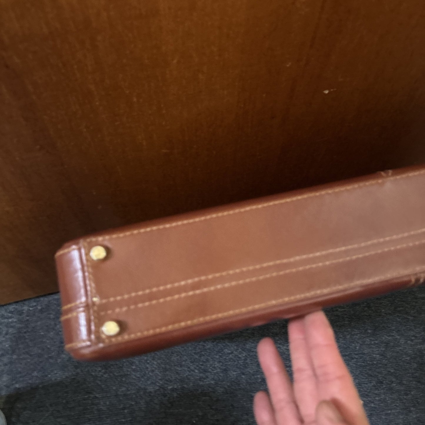 Antler Pig Skin Leather Briefcase Front Combination Lock A040/01