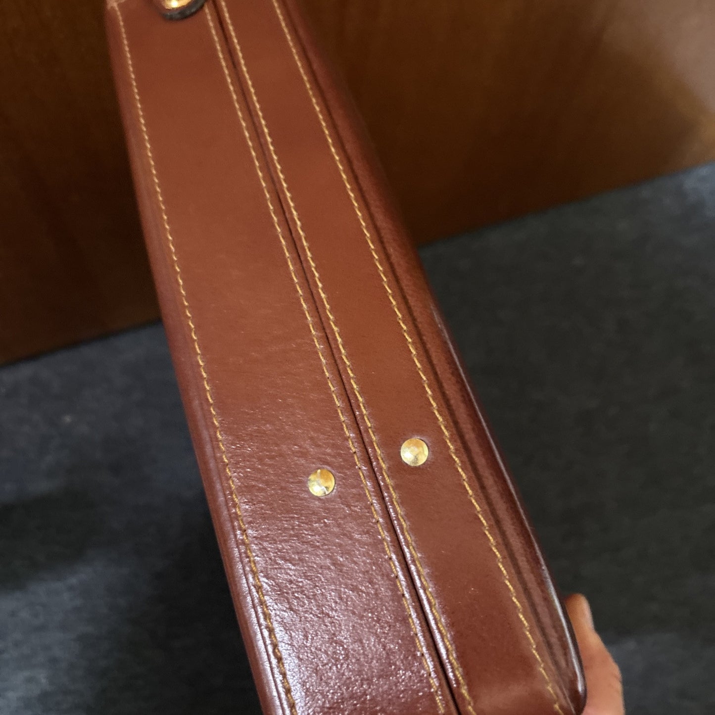 Antler Pig Skin Leather Briefcase Front Combination Lock A040/01