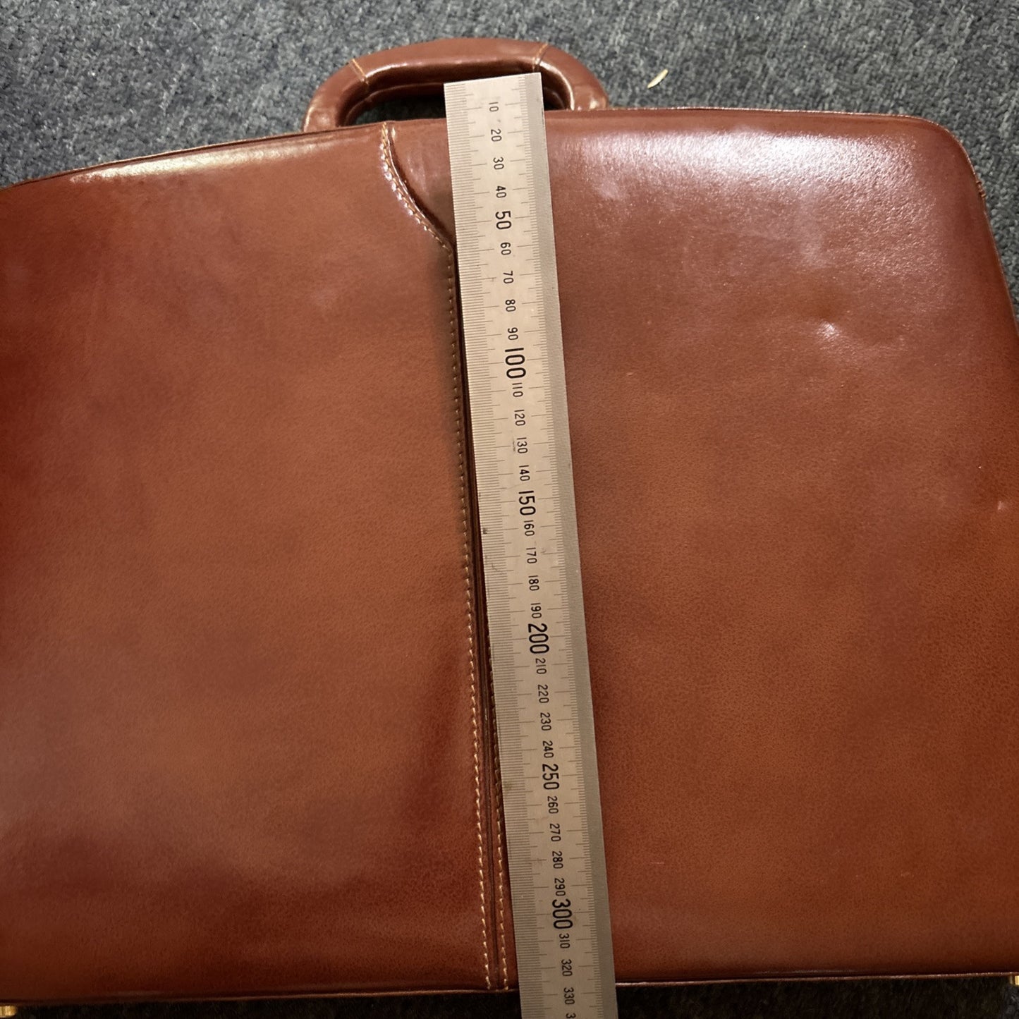 Antler Pig Skin Leather Briefcase Front Combination Lock A040/01