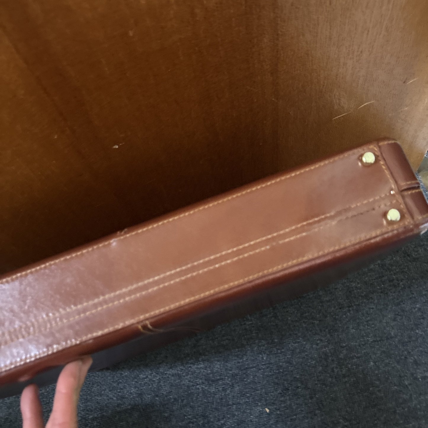 Antler Pig Skin Leather Briefcase Front Combination Lock A040/01