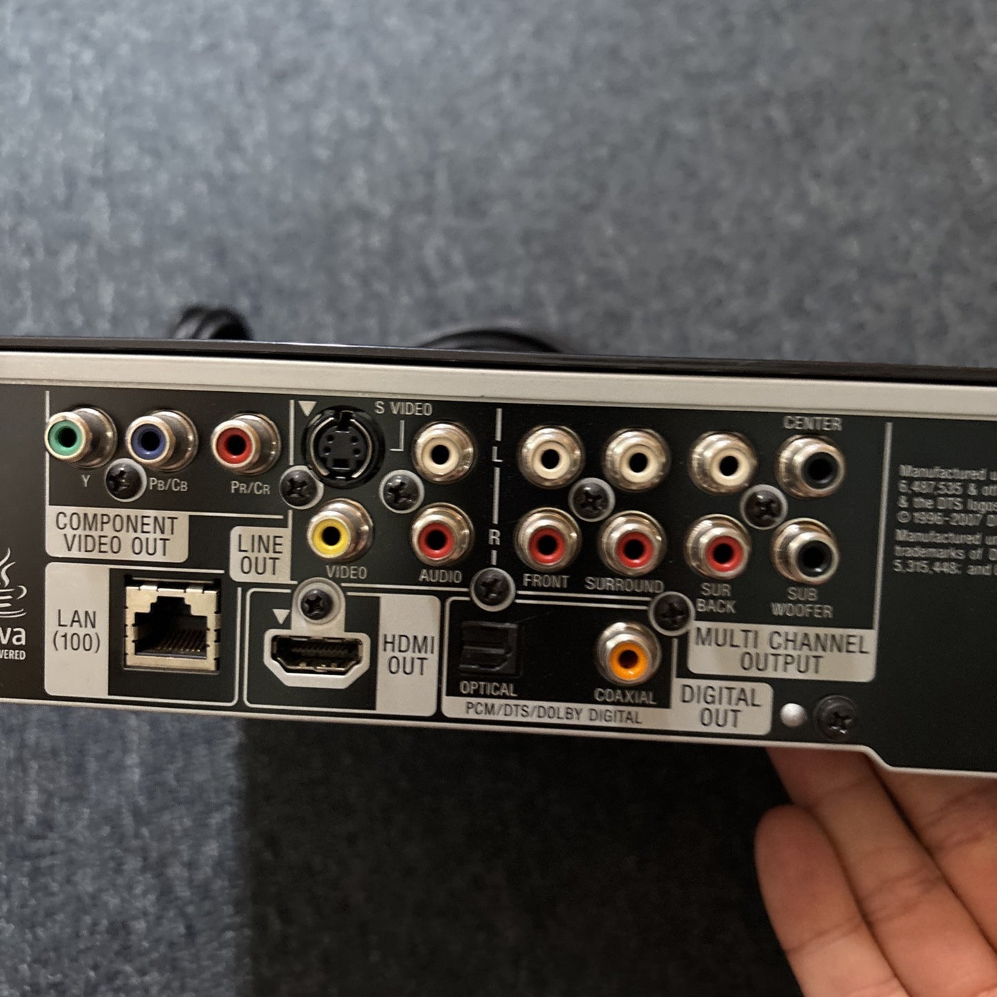 Sony Bluray DVD Player AVCHD BDP-S550 Region 4 & B