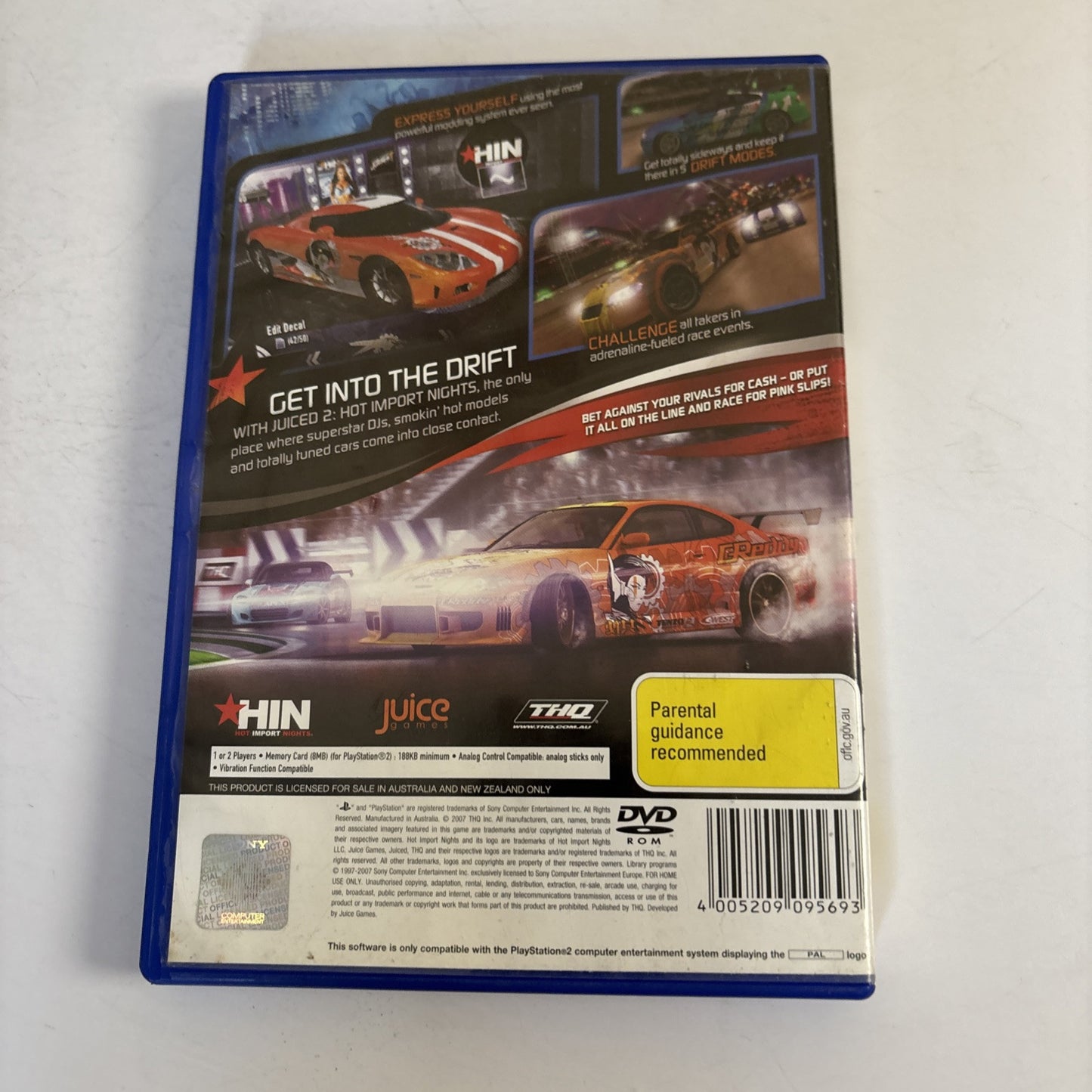 Juiced 2 Hot Import Nights - PS2 Sony Playstation 2 Pal