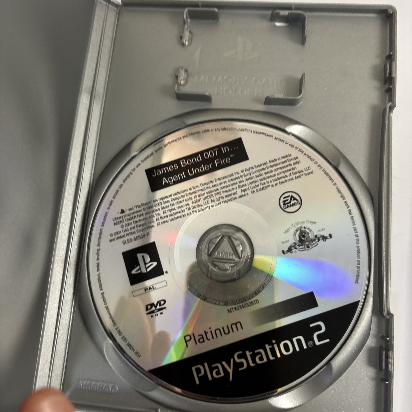 007: Agent Under Fire Sony PlayStation 2 PS2 PAL