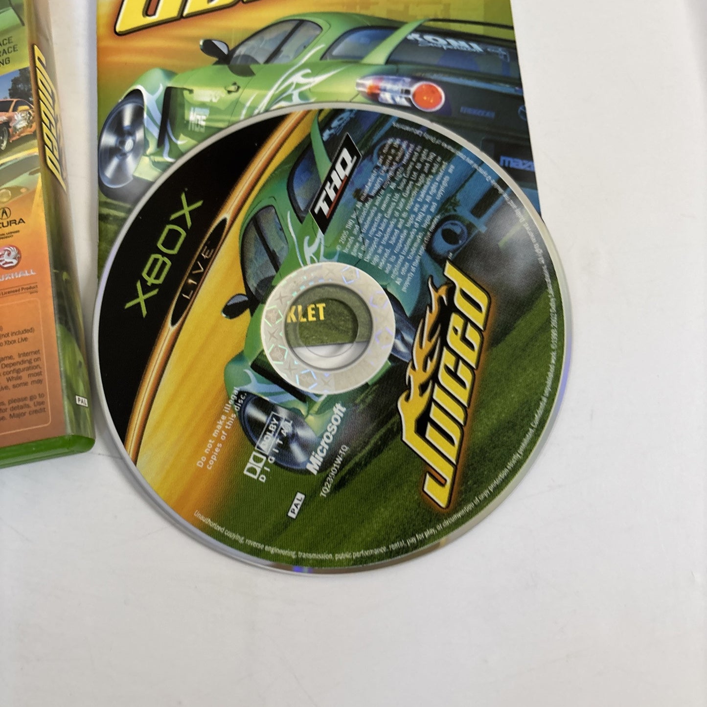 Juiced - Microsoft Xbox classics Original Game Manual PAL