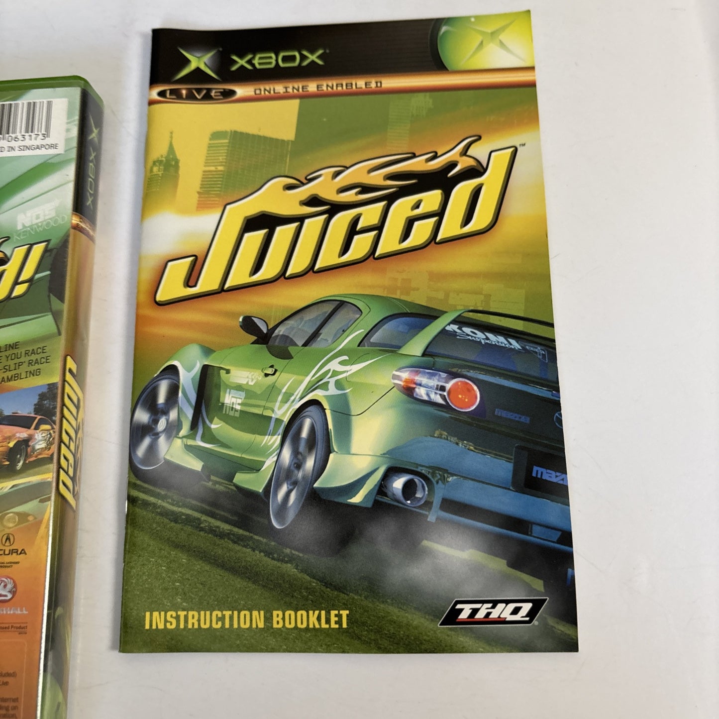 Juiced - Microsoft Xbox classics Original Game Manual PAL