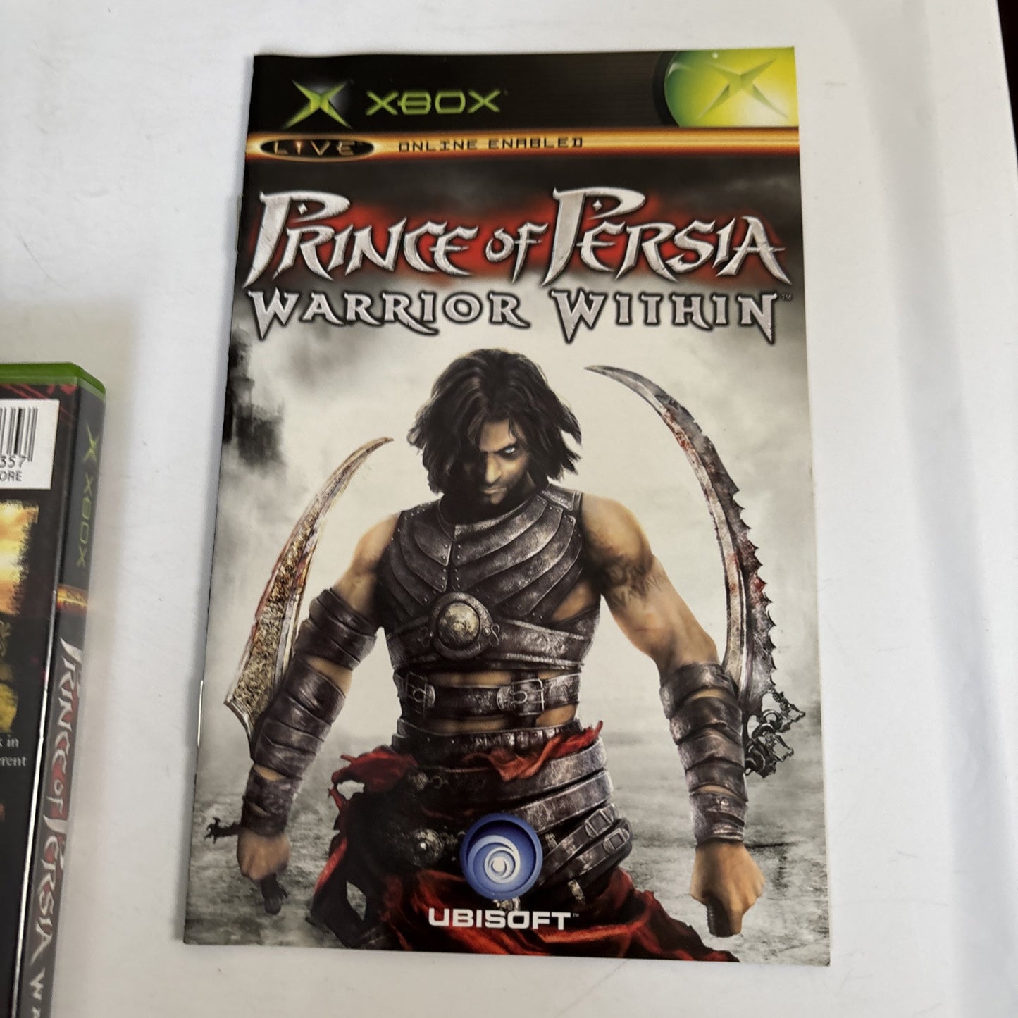 Prince of Persia: Warrior Within Microsoft Xbox Original Manual PAL