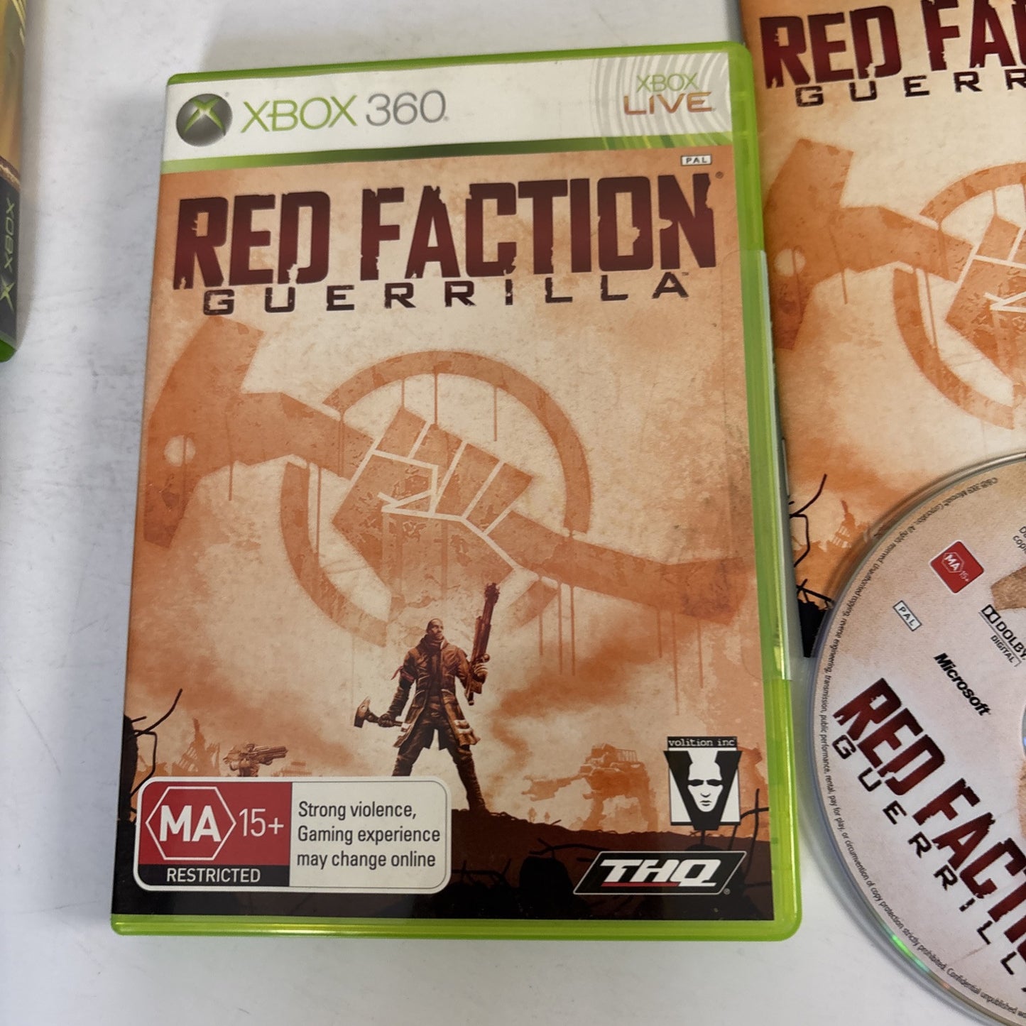 Red Faction: Guerrilla (Microsoft Xbox 360) Complete Manual PAL