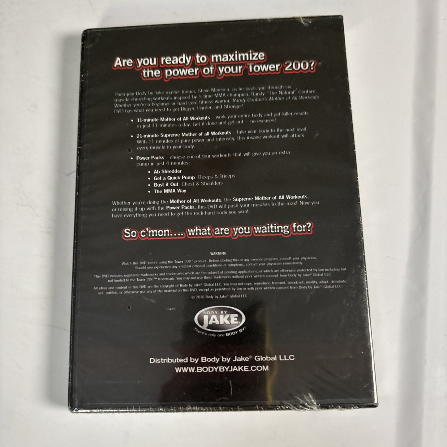 Randy Couture's Mother Of All Workouts (DVD, 2010) All Regions