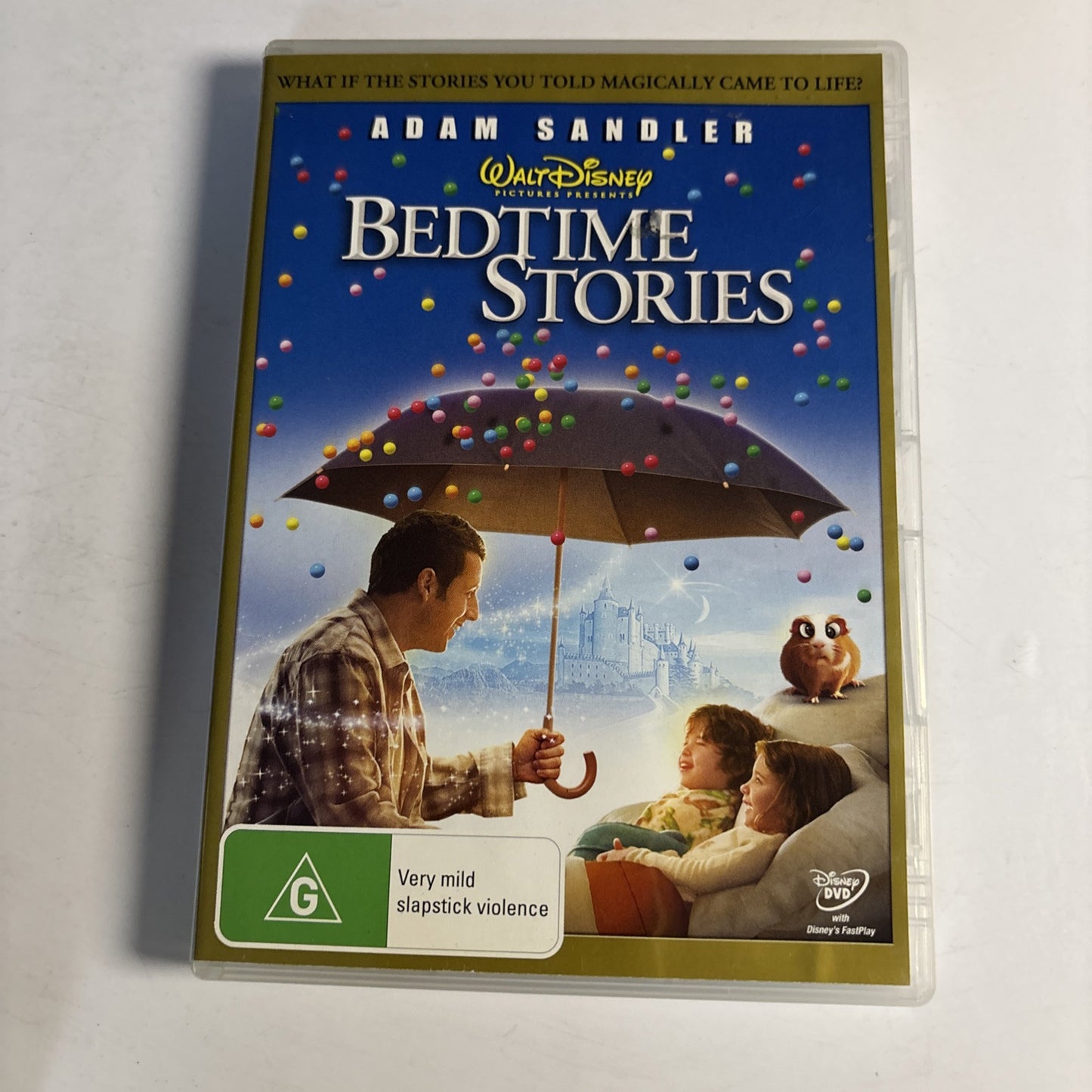 Bedtime Stories (DVD, 2008) Adam Sandler Disney Region 4