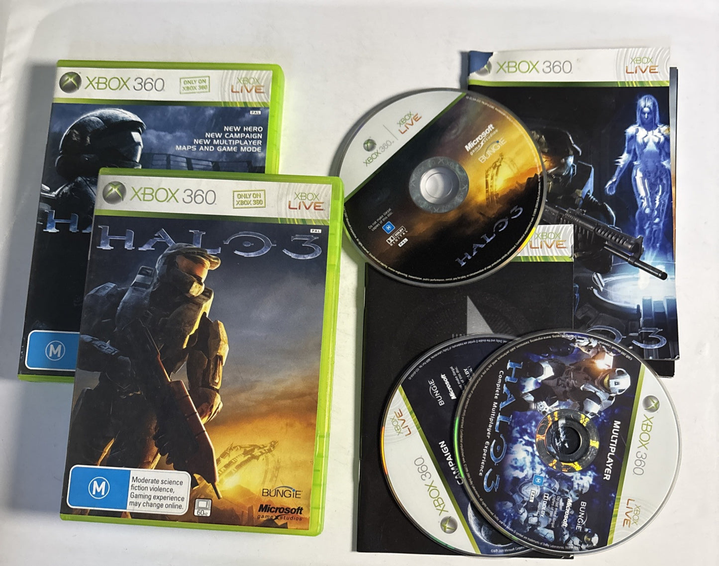 Halo 3 / Halo 3 ODST for XBOX 360 Manual PAL