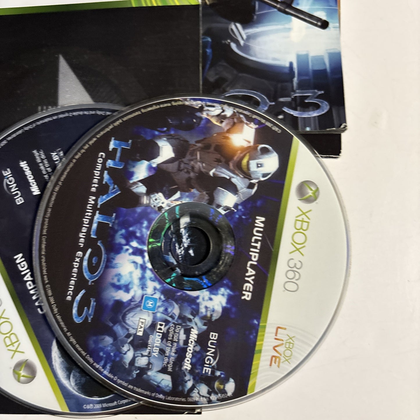 Halo 3 / Halo 3 ODST for XBOX 360 Manual PAL