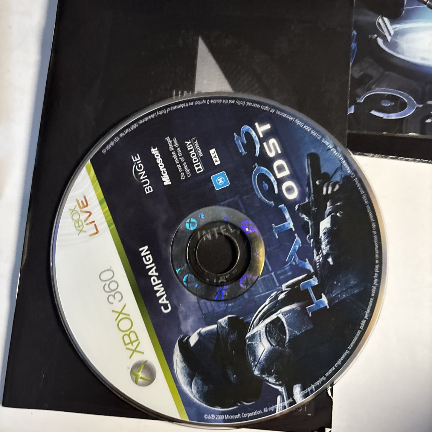Halo 3 / Halo 3 ODST for XBOX 360 Manual PAL