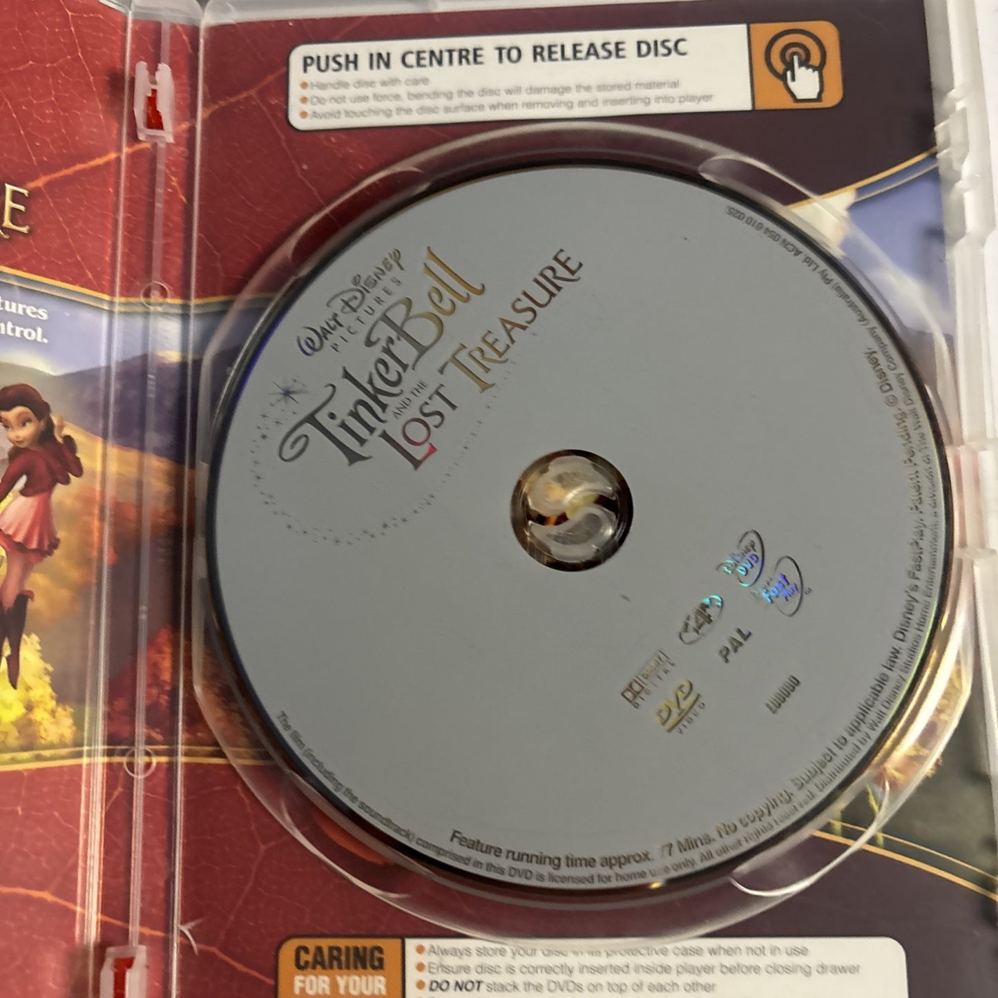 Tinker Bell and the Lost Treasure (DVD, 2009)  Disney Region 4