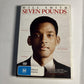 Seven Pounds (DVD, 2008) Will Smith, Woody Harrelson NEW Region 4