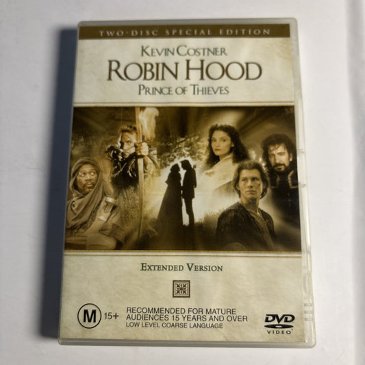 Robin Hood - Prince of Thieves (DVD, 1991, 2-Disc) Kevin Costner Region 4