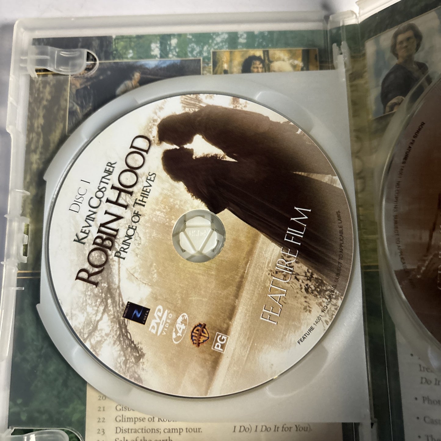Robin Hood - Prince of Thieves (DVD, 1991, 2-Disc) Kevin Costner Region 4