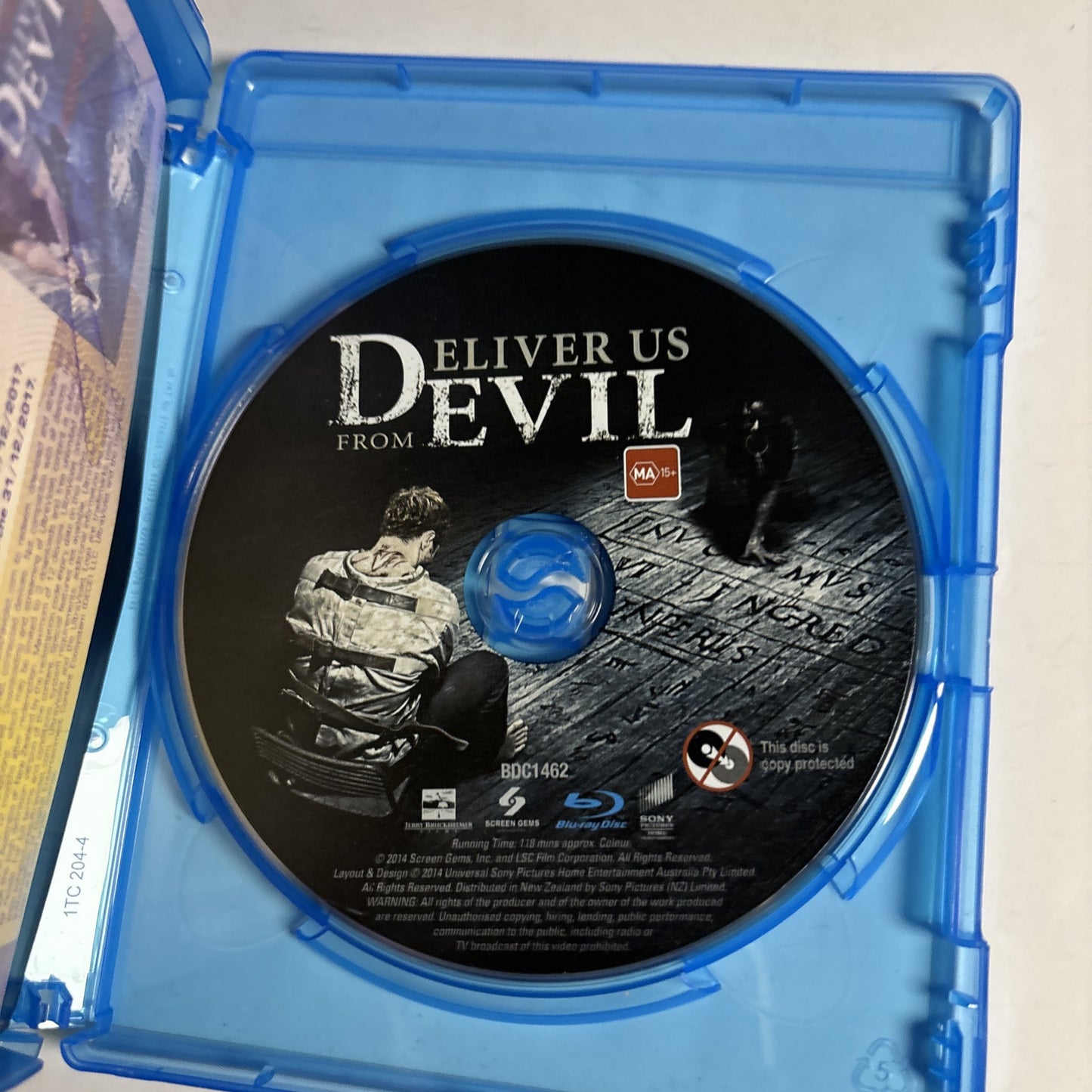Deliver Us from Evil (Blu-ray, 2014) Eric Bana, Olivia Munn All Regions