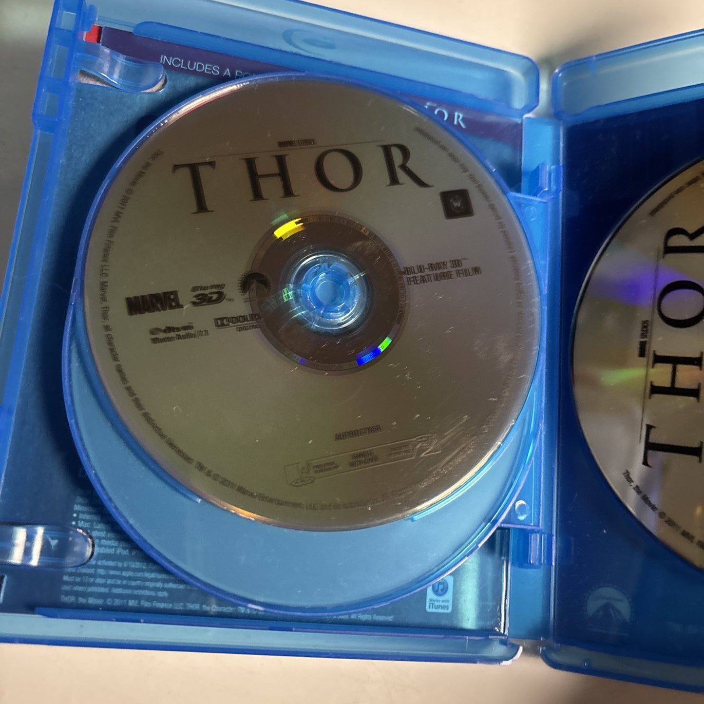 Thor - Limited 3D Edition (Blu-ray 3D, 2011, 3-Disc) Region B