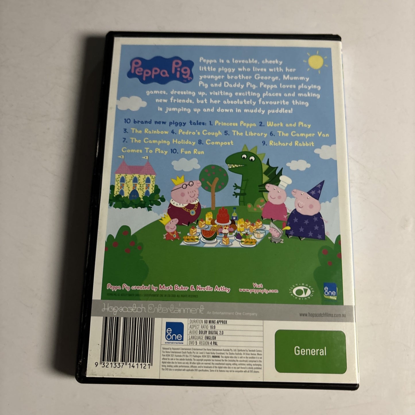 Peppa Pig - Princess Peppa & Sir George the Brave (DVD, 2009)  Region 4