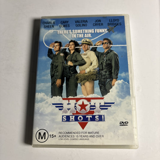 Hot Shots! (DVD, 1991) Charlie Sheen, Cary Else's, Lloyd Bridges Region 4
