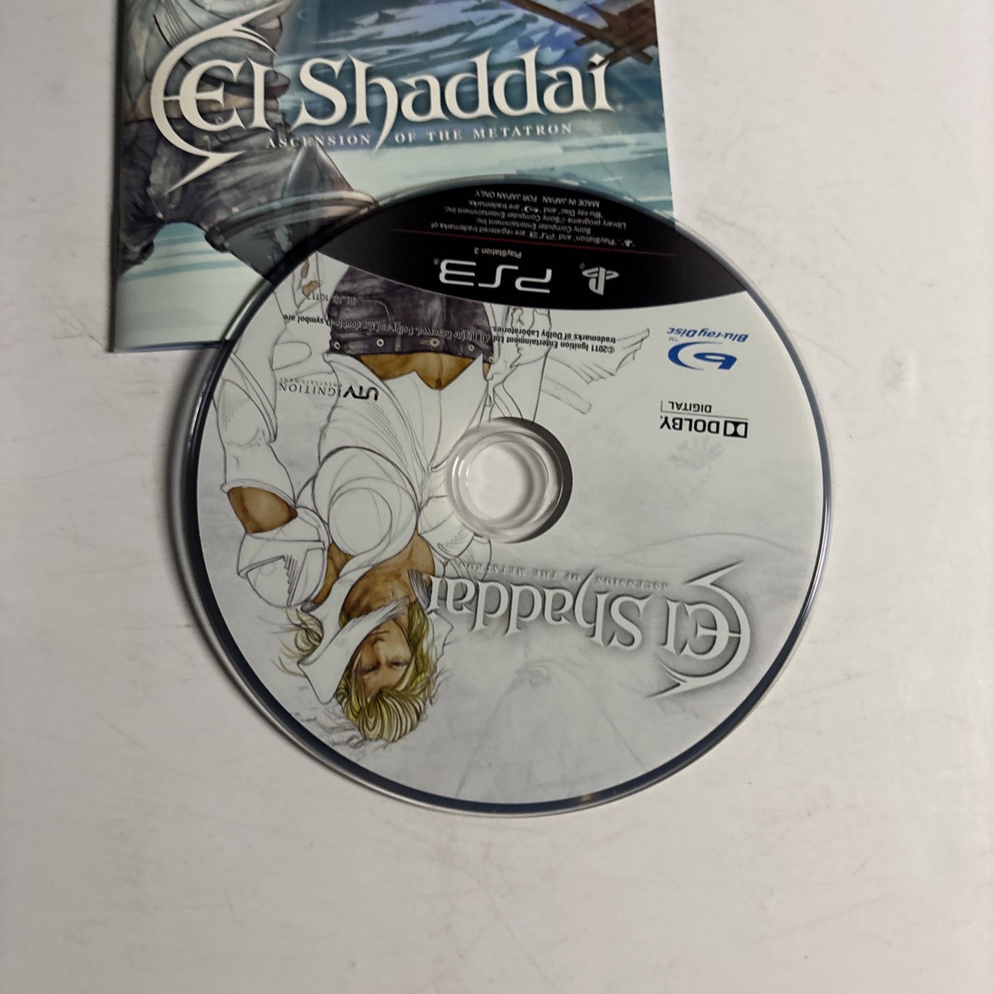 El Shaddai - Ascension Of The Megatron Sony Playstation PS3 Manual Japan Version