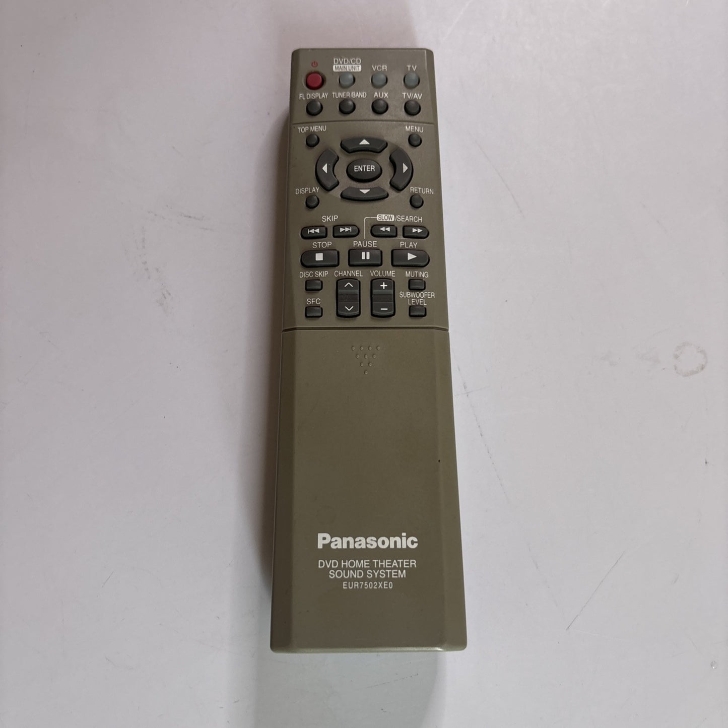 Panasonic EUR7502XE0 Remote Control For DVD VCR Home Theatre Sound System